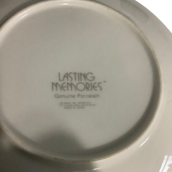 Vtg 1976 Lasting Memories Happy Anniversary Plate 6” Genuine Porcelain - Picture 3 of 6
